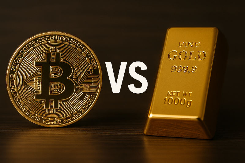 Crypto vs Goud: Wat is in 2025 de beste investering?